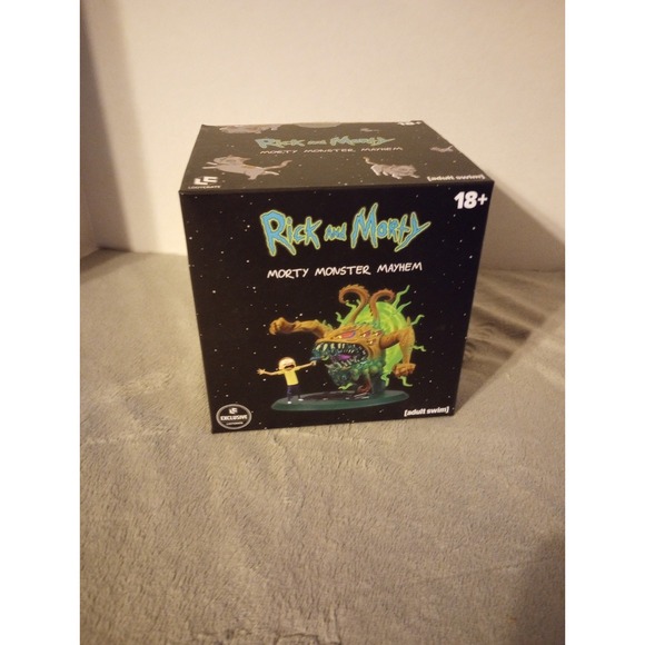 New Rick and Morty Figure Adult Swim Morty Monster Mayhem 18+ New Open Box - Picture 4 of 5